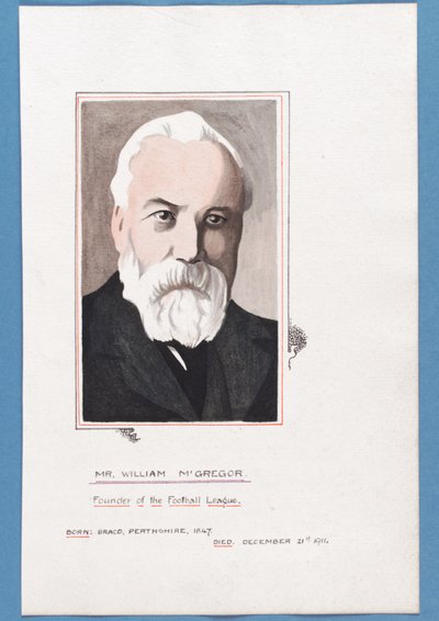 صورة ويليام مكجريجور ، 1911-12 (قلم ومرحاض على ورق) بواسطة مزق